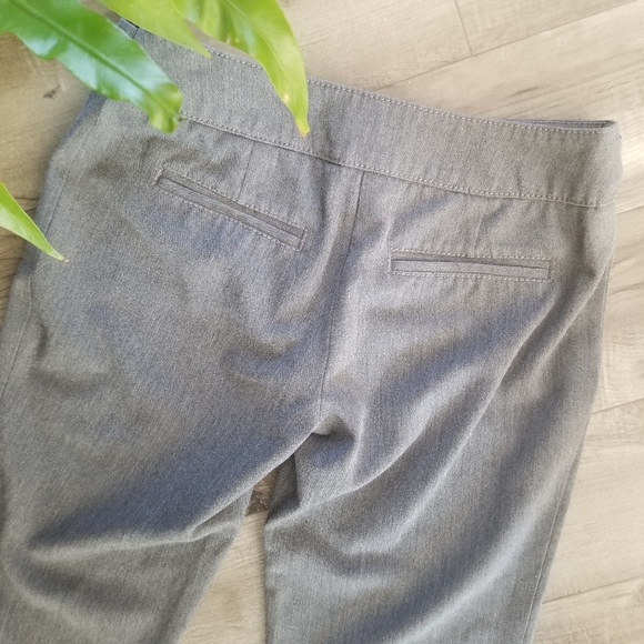Bebe gray cropped career pants size 0 - Picture 5 of 8